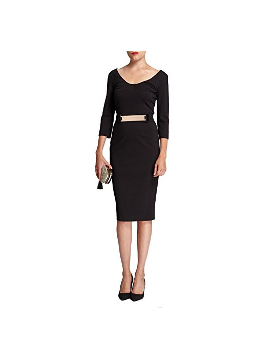 Moda Morgan 152-rocina.p Vestido, Negro