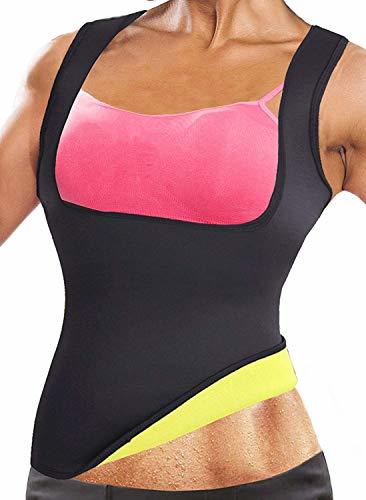 Fitness NOVECASA Chaleco Suana Mujer Neopreno Sweat Vest para Sudoración Quema Grasa Faja