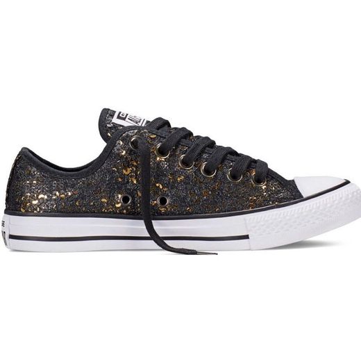 converse chuck taylor black white gold