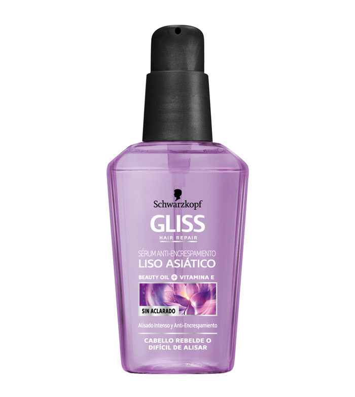 Moda Gliss liso asiático serum Anti-frizz 