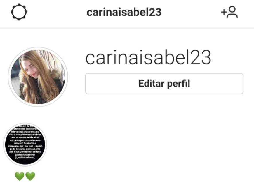 App Sigam-me no Instagram -> carinaisabel23