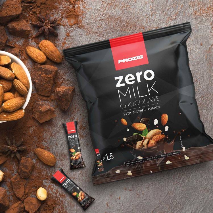 Moda 15 x Mini Zero Milk Chocolate with Almonds 