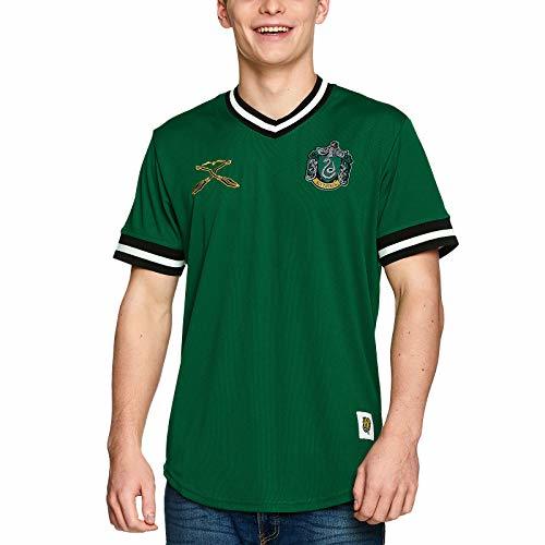 Fashion Camiseta para Hombre de Harry Potter Slytherin Quidditch Team Jersey Green