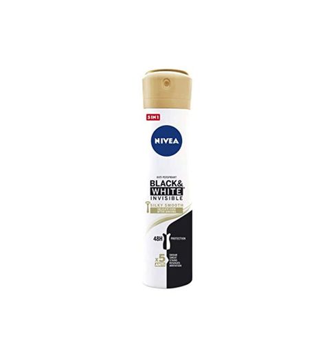 Nivea Black & White Invisible Silky Smooth Spray Desodorante 200 ml