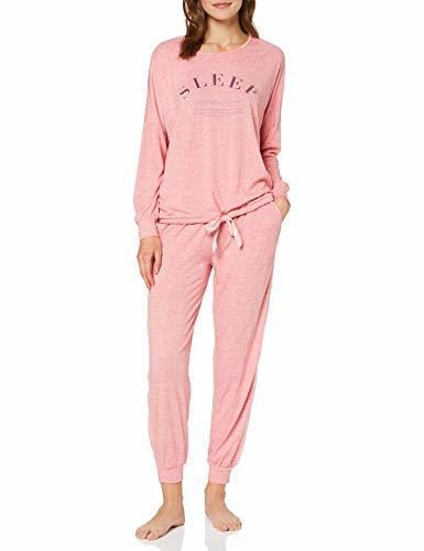 Women's Secret Relax Concept BR Pink Set Conjuntos de Pijama, Multicolor