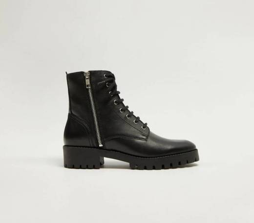 Botins Mango estilo militar