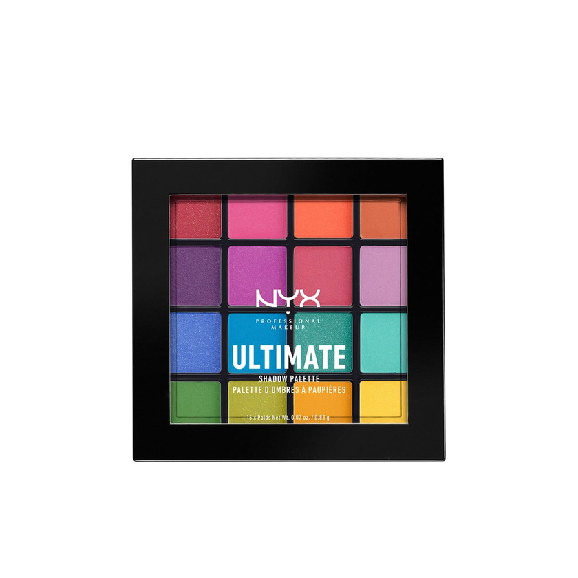 Beauty NYX Professional Makeup Paleta de sombra de ojos Ultimate Shadow Palette, Pigmentos