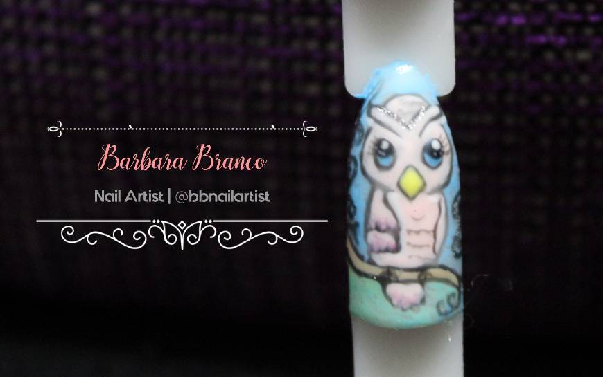 Fashion Owl Nail Art 