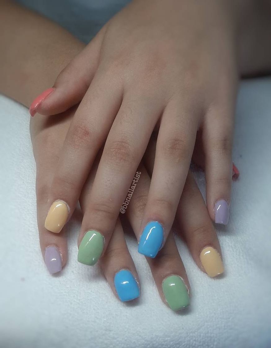 Producto Rainbow Pastel Nails