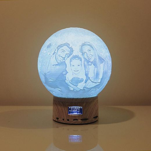 3D Bluetooth Speaker Moon Light