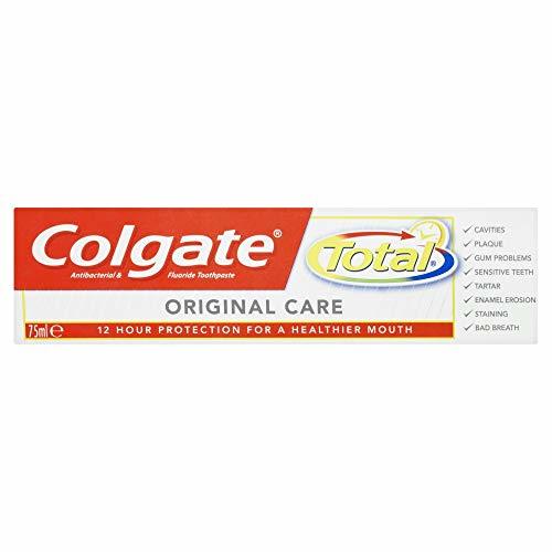 Product Colgate Total ORIGINAL Cuidado antibacteriano y flúor Pasta de Dientes 75 ml