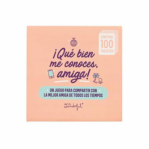 Place Mr. Wonderful WOA10016ES Juego de Cartas - Qué Bien me Conoces