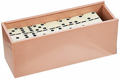 Social Falomir Dominó Marfil, Juego de Mesa, Clásicos, 20 x 42 x 7