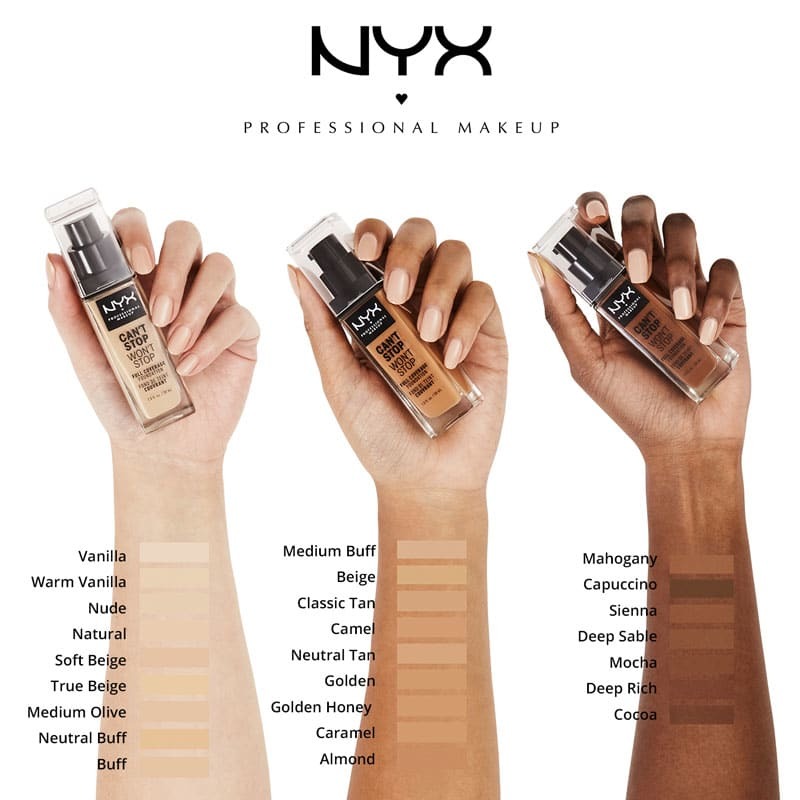 Fashion NYX cant stop wont stop 