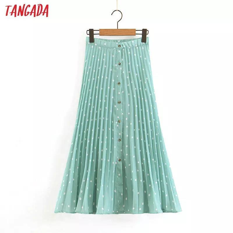 Moda Green padded skirt