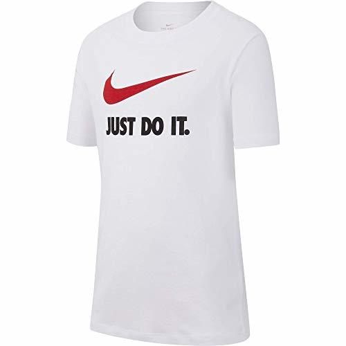 Moda Nike Sportwear JDI T-Shirt for Kids Camiseta de Manga Corta, Niños, Blanco