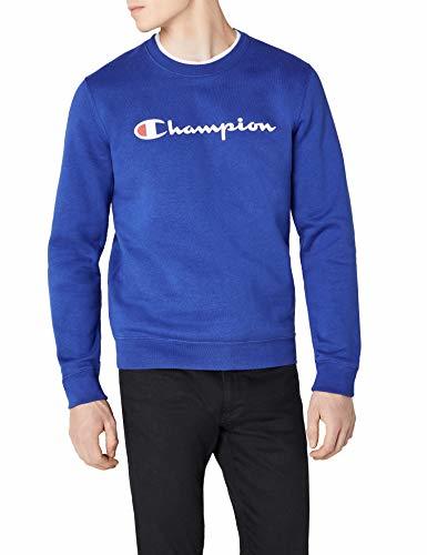 Fashion Champion Crewneck Sweatshirt-Institutionals Sudadera, Azul