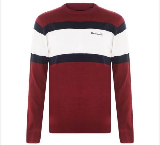 Pierre cardin block jumper Men