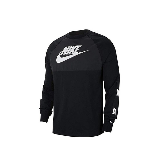 Nike Herren M NSW CE TOP LS HYBRID Long Sleeved T-Shirt