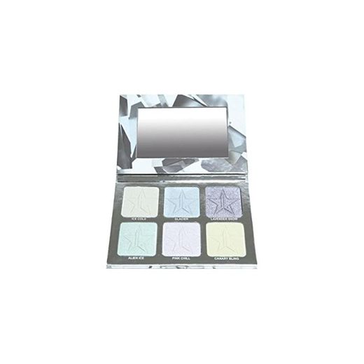 Jeffree Star Holiday Glitter Colección – Platinum hielo piel Pro paleta de hielo