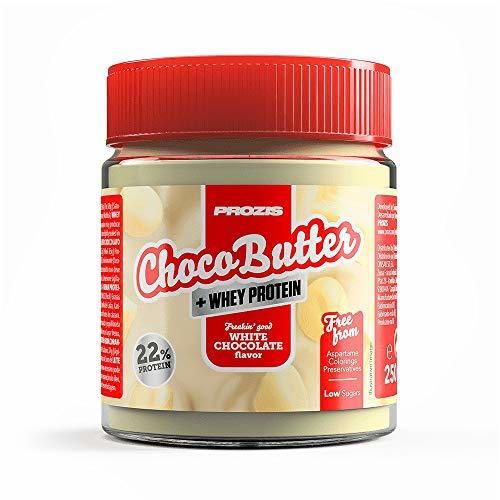 Prozis Whey Choco Butter 250 g White Chocolate ¡Deliciosamente cremosa!