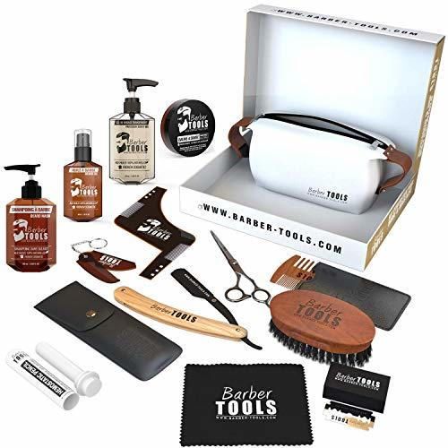 ✮ BARBER TOOLS ✮ Kit/Set/Estuche de arreglo y cuidado de la barba