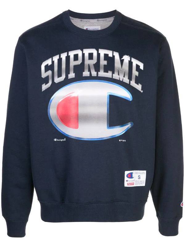 Fashion Supreme x Champion Chrome crew neck