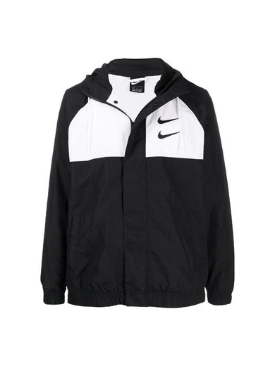 Nike Swoosh woven hooded jacket