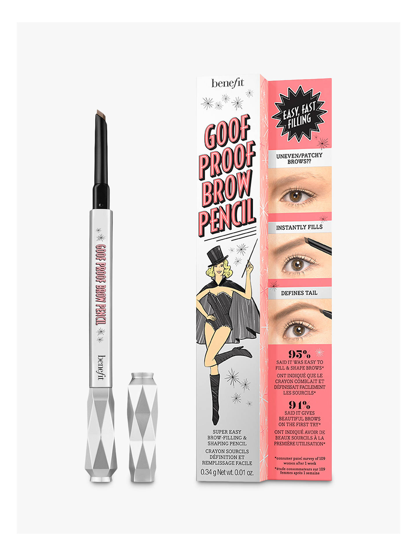 Fashion goof proof eyebrow pencil | Benefit Cosmetics