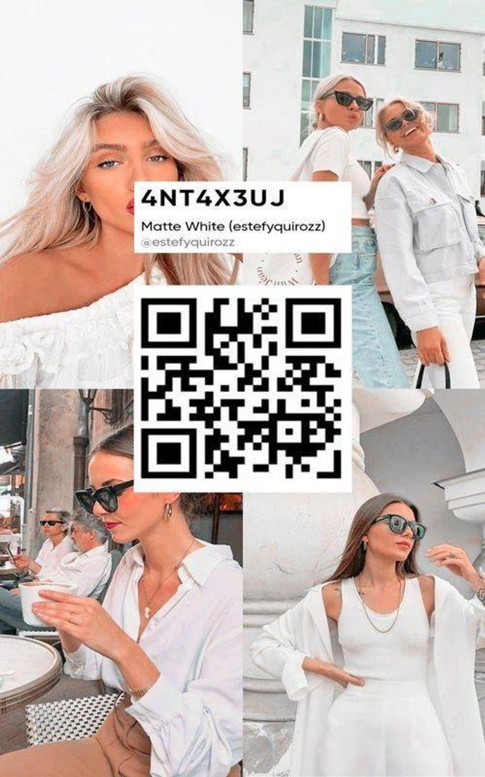 Moda  Polarr Qr Branco/White