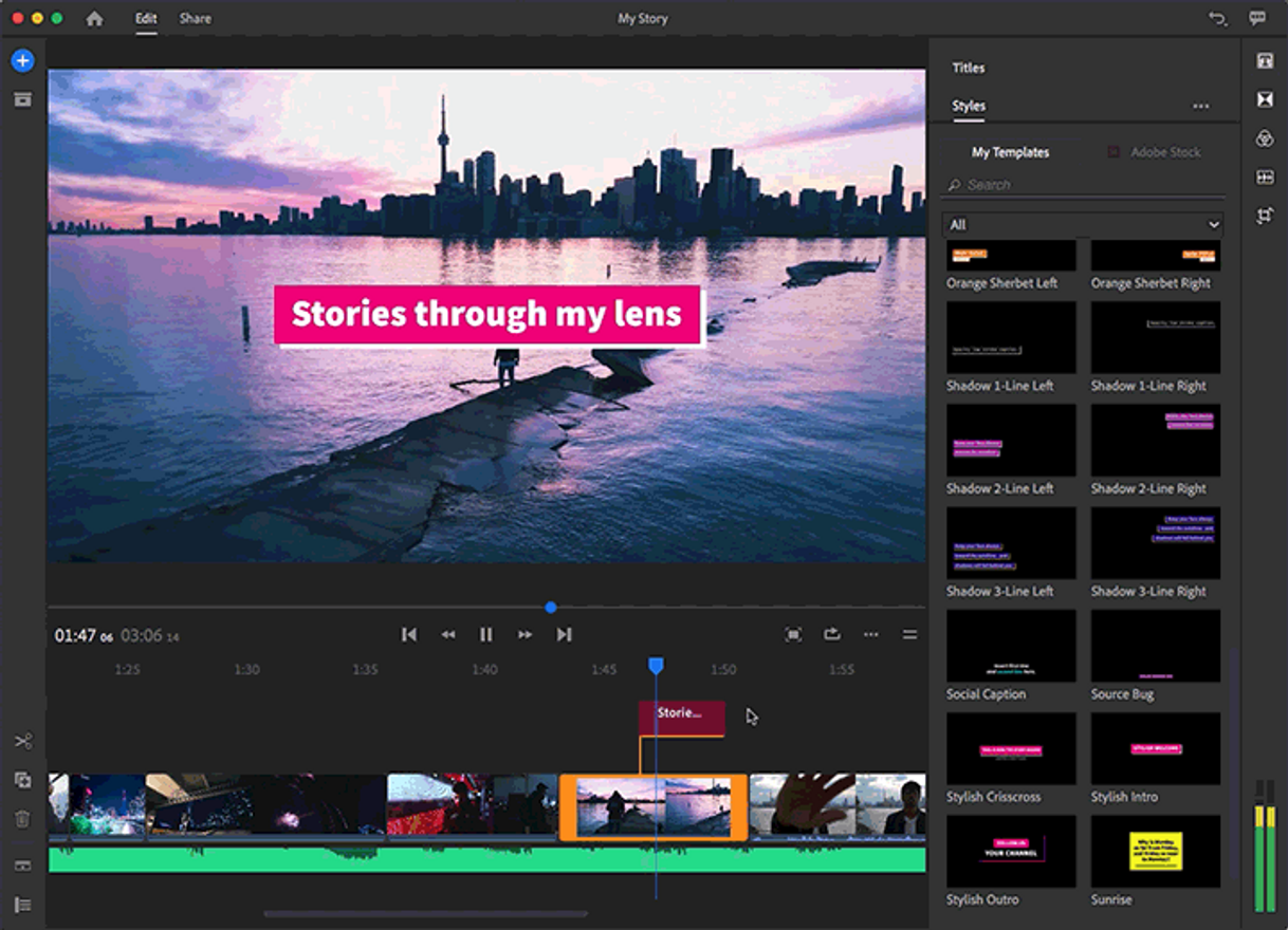 App Adobe Premiere Rush for Video