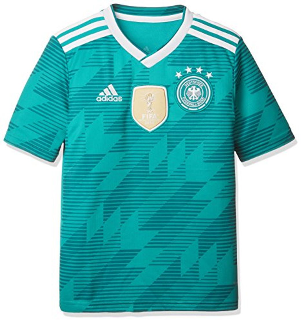 Moda adidas Germany Away Replica Jersey Camiseta Cuello de Pico Manga Corta Poliéster