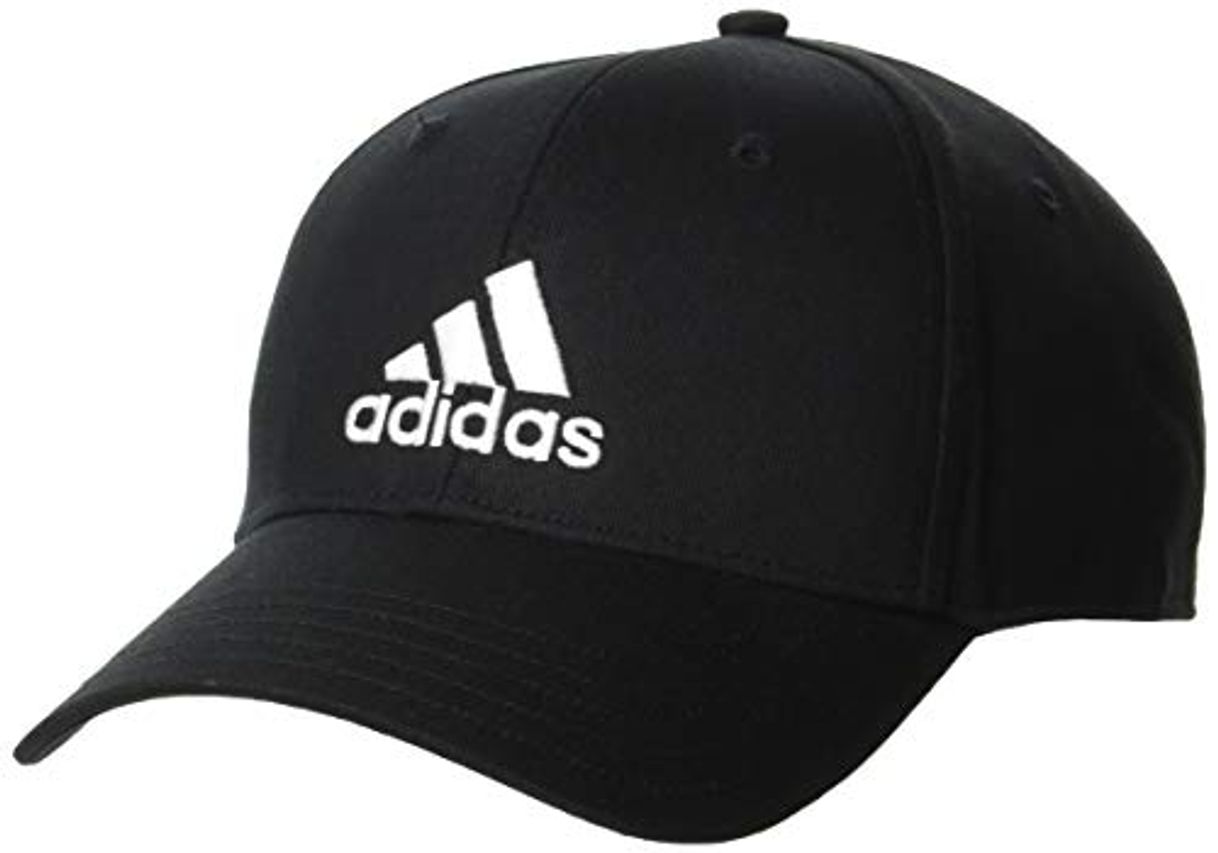 Moda adidas Bball Cap Cot Gorra, Unisex Juvenil, Negro