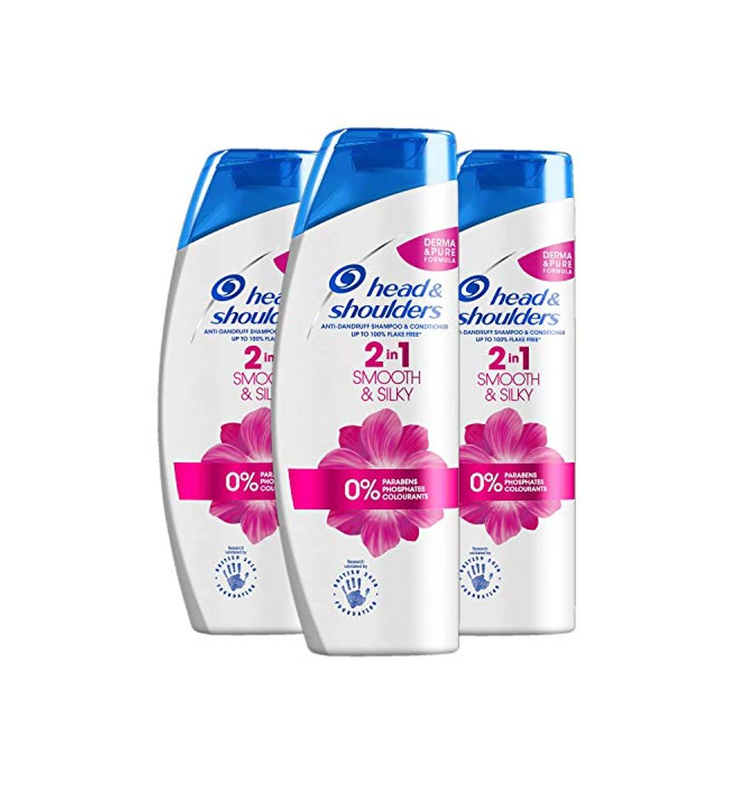 Beauty Head & Shoulders - Champú alisador y acondicionador 2 en 1