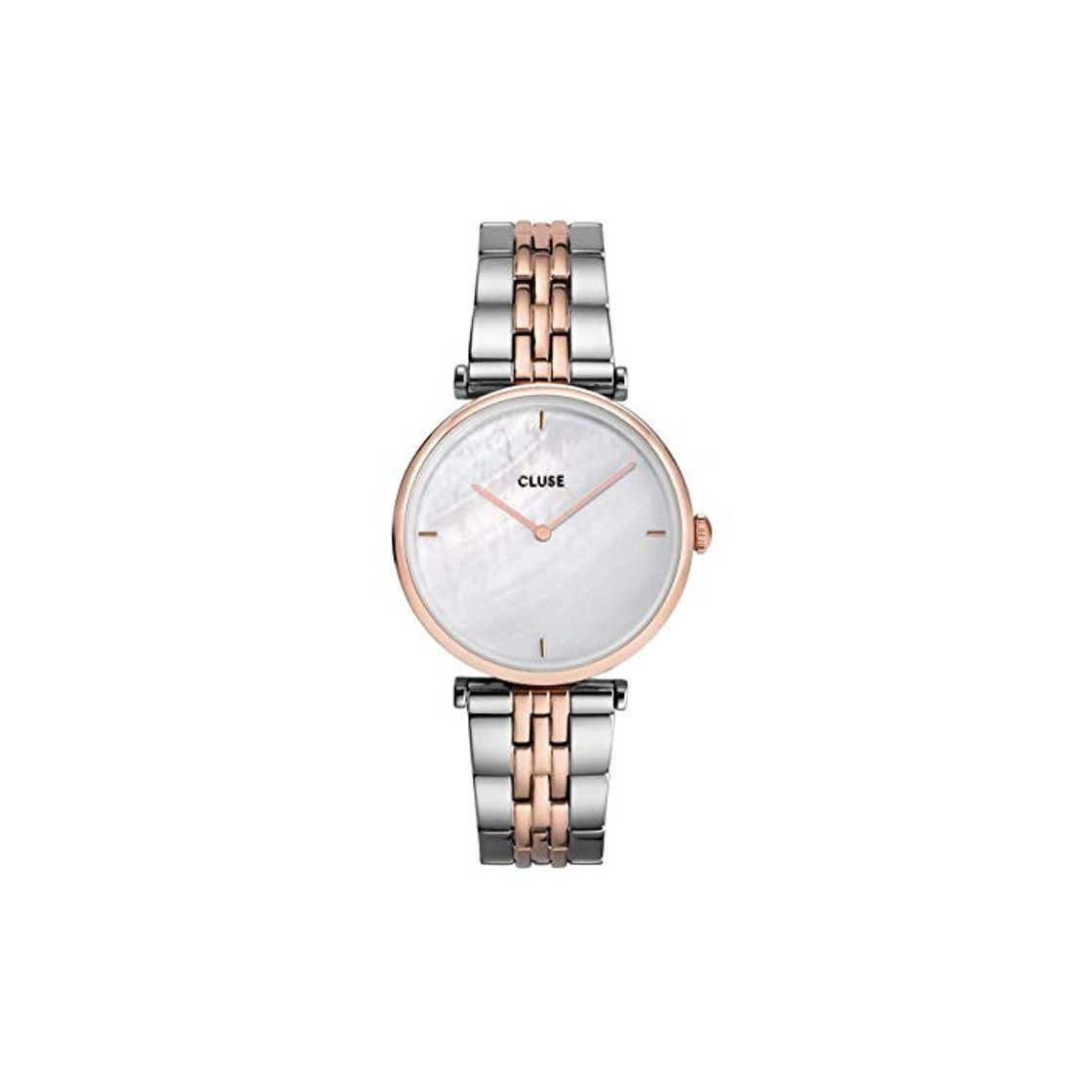 Moda Montre Femme Cluse Triomphe Rose Gold White Pearl