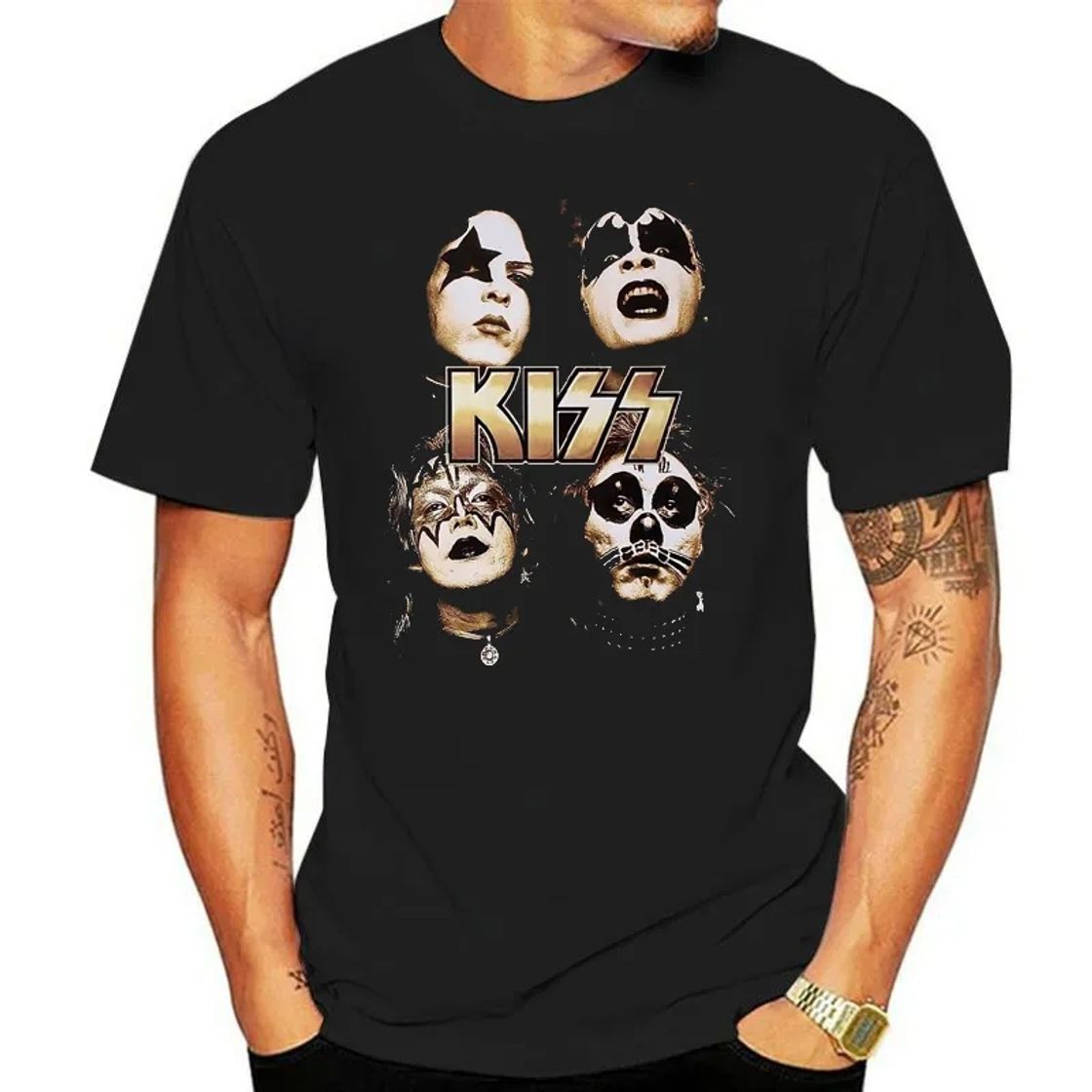 Moda Camiseta kiss