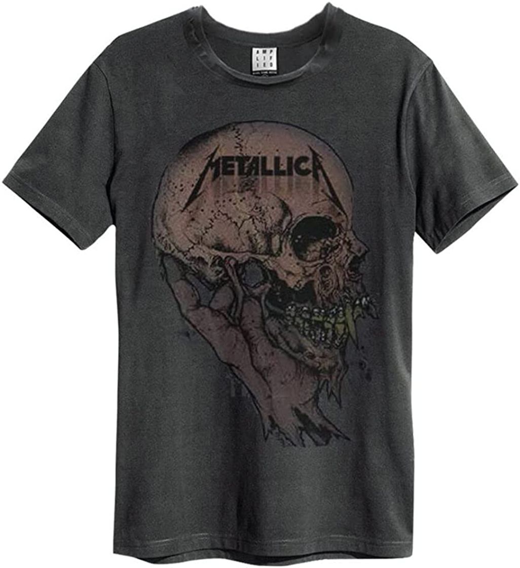 Social Amplified Camiseta para hombre Metallica SAD BUT True