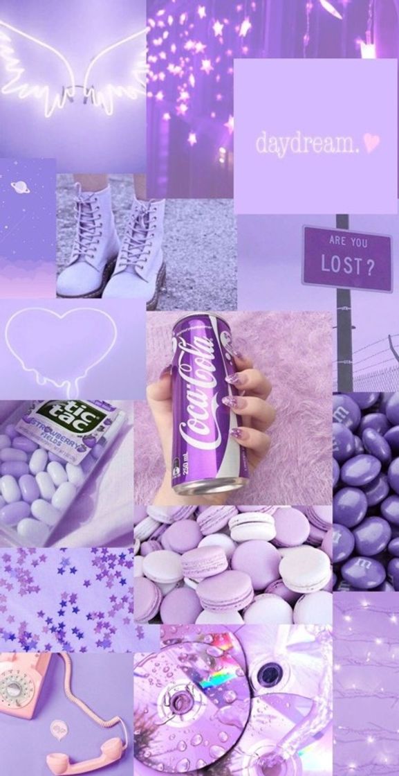 Moda Wallpaper roxo💜