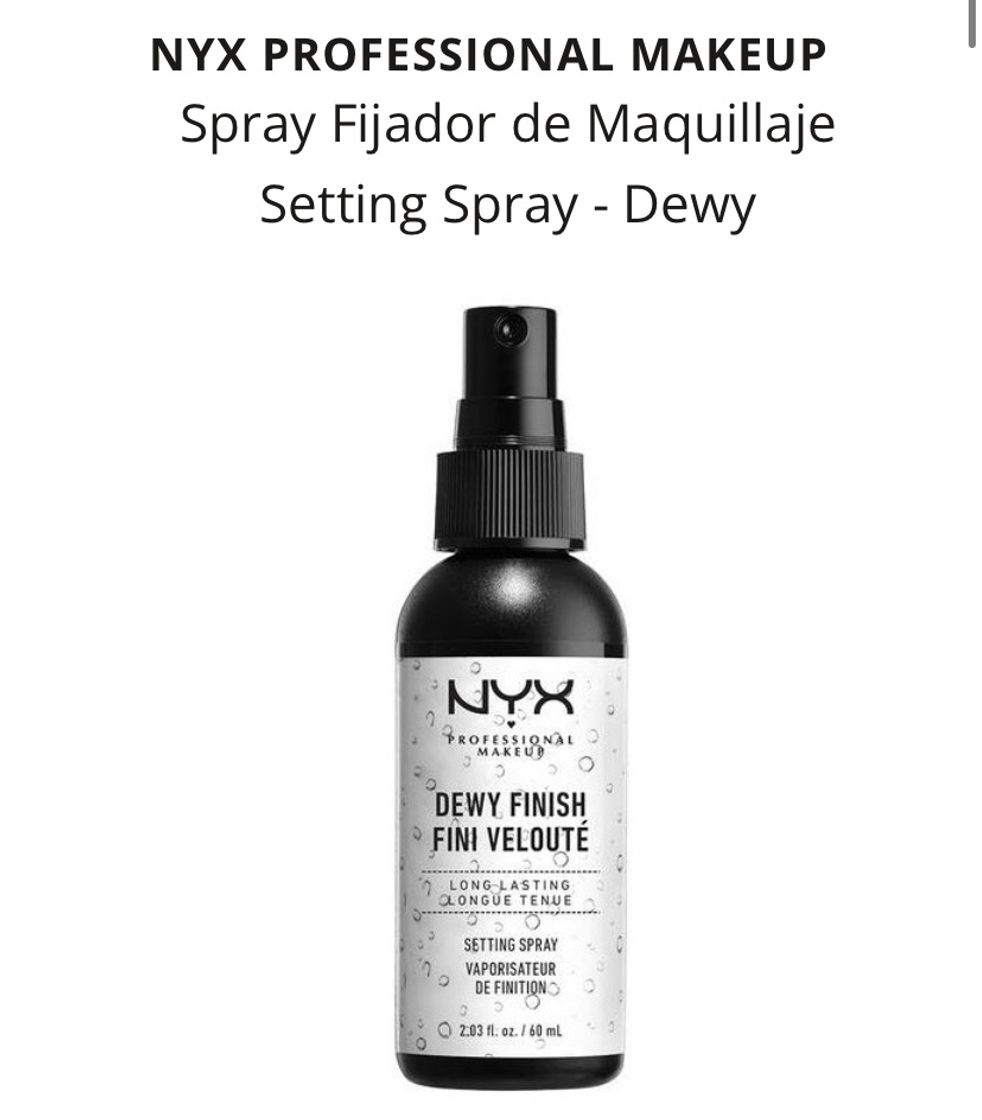 Fashion Spray fijador de maquillaje nyx