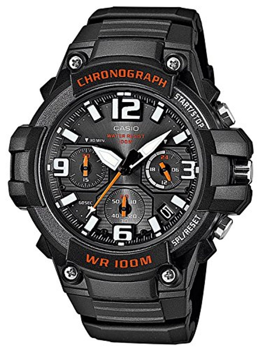 Moda Casio Reloj Analogico para Hombre de Cuarzo con Correa en Resina MCW