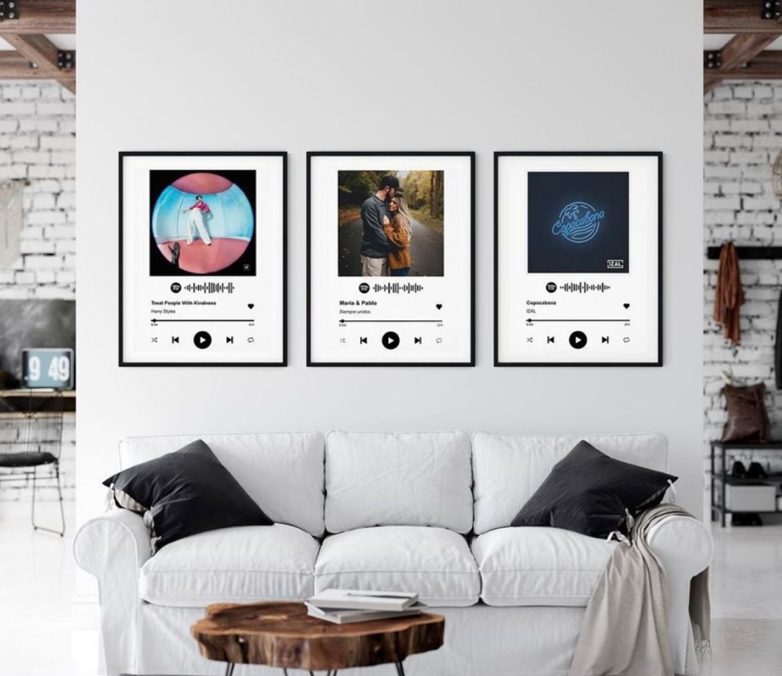 Producto Cuadros personalizados con música de spotify 