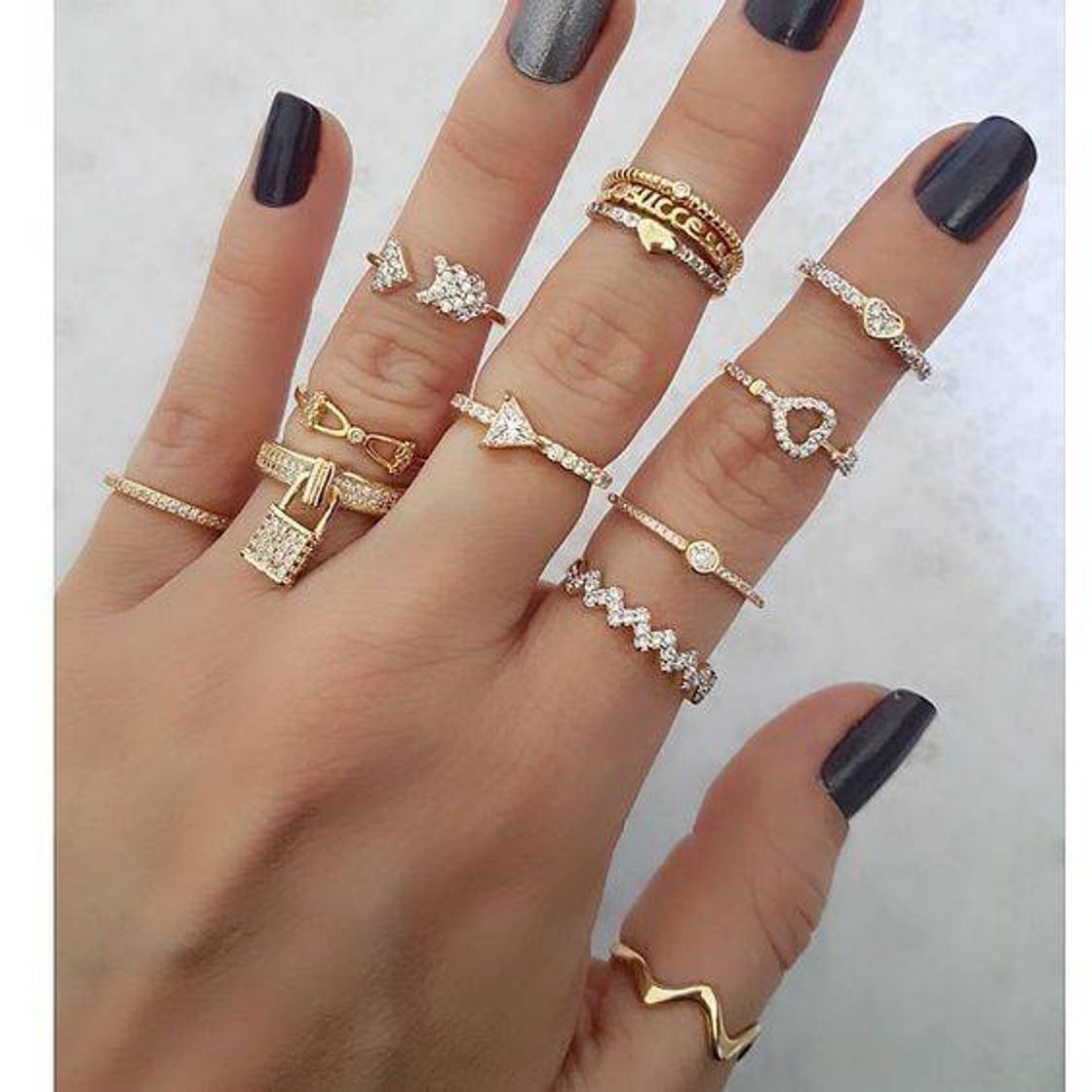 Social Milacolato 58 Piezas Midi Ring Bohemian Knuckle Ring Sets Moda Dedo Vintage