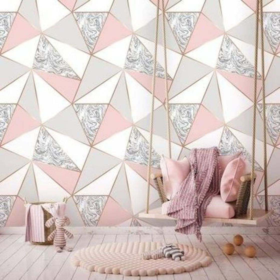 Social Papel de Parede Zara Mármore Rose Gold