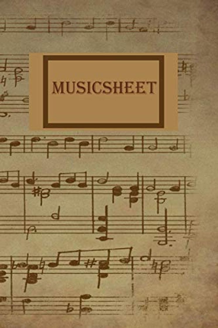 Libro MUSIC SHEET: CREAT YOUR OWN MUSIC: :120 Staffed Pages for Music Composing