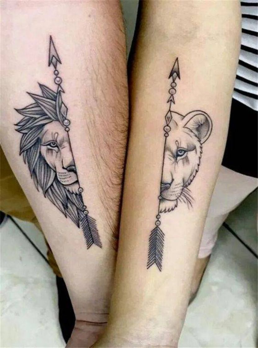 Fashion Inspiração de tatuagens para casal 🌟