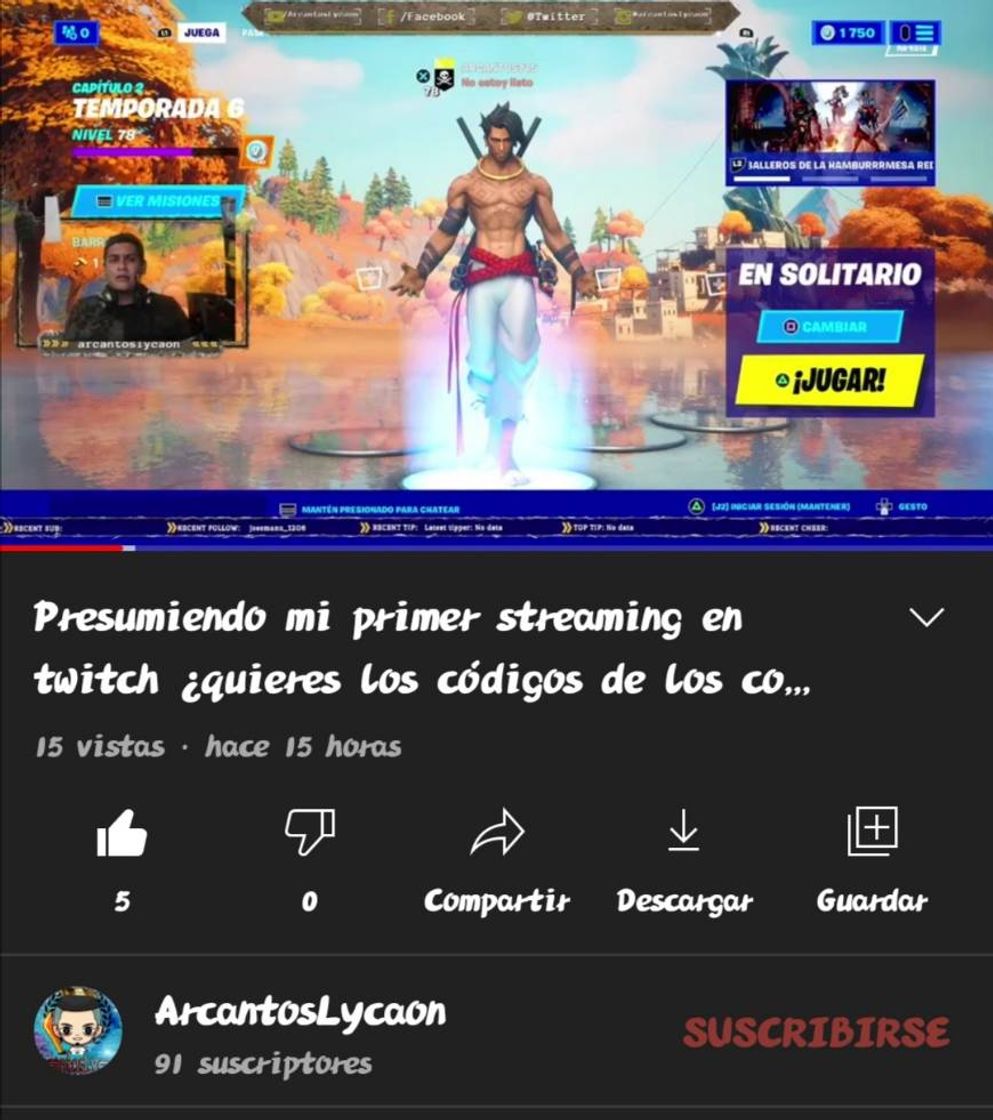 Moda Presumiendo mi primer streaming en twitch ¿quieres los códigos de ...