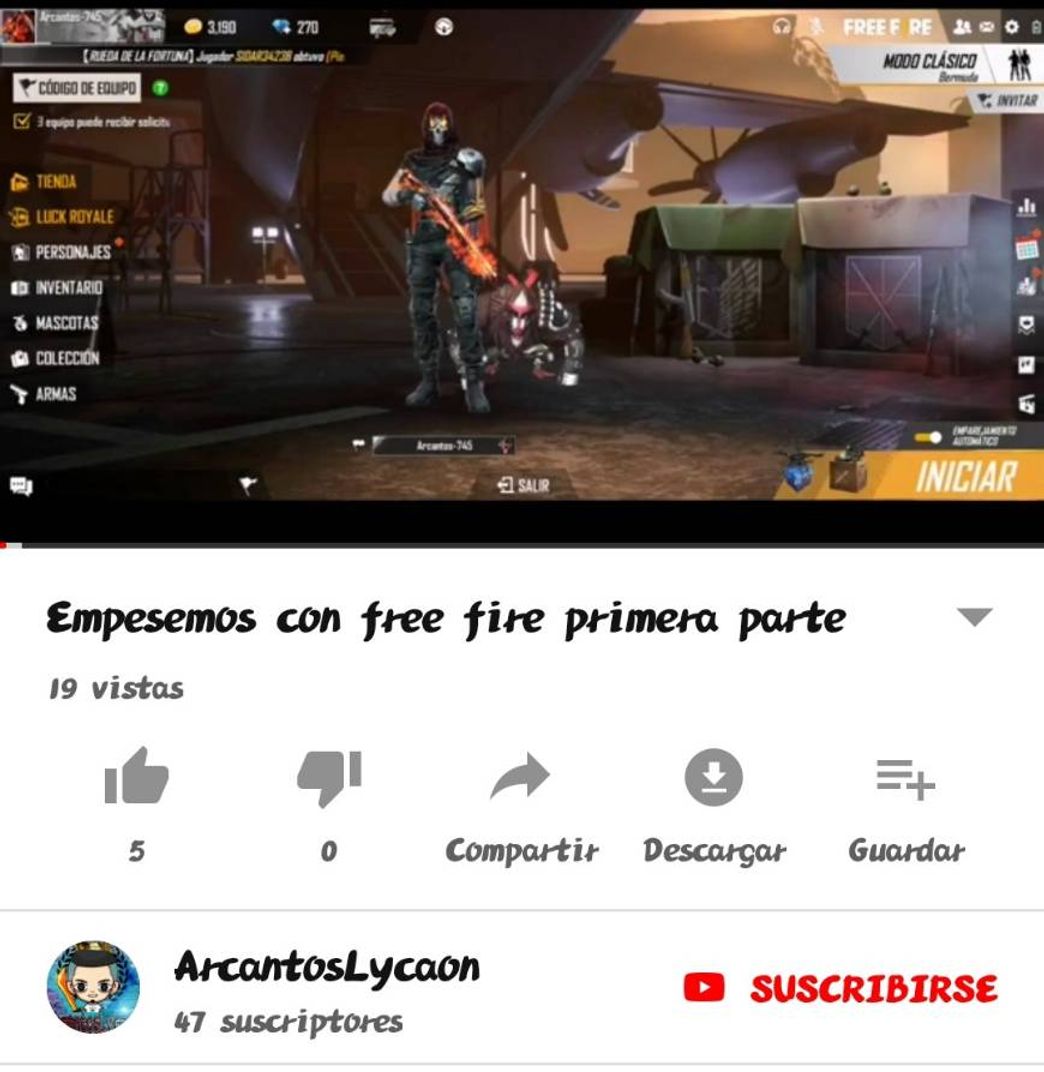 Fashion Empesemos con free fire primera parte - Youtube