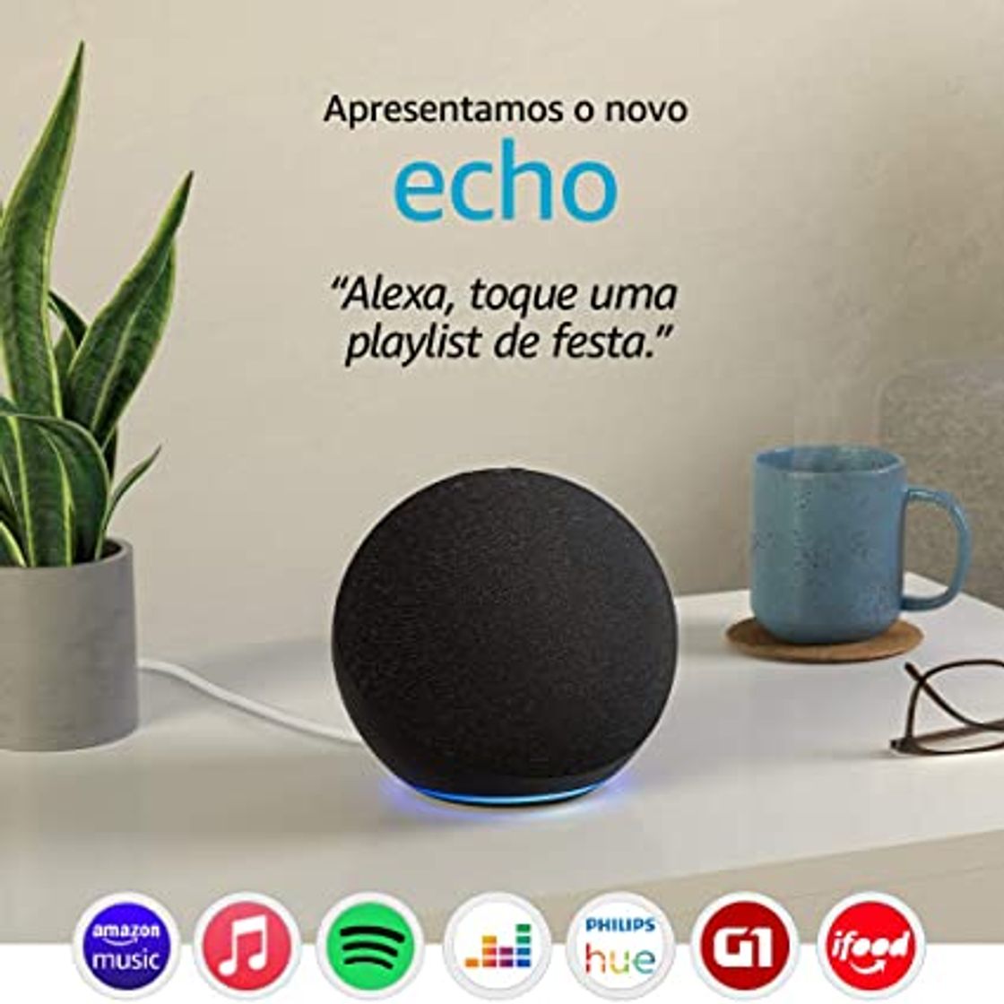 Moda Novo Echo Dot (4ª Geração): Smart Speaker com Alexa