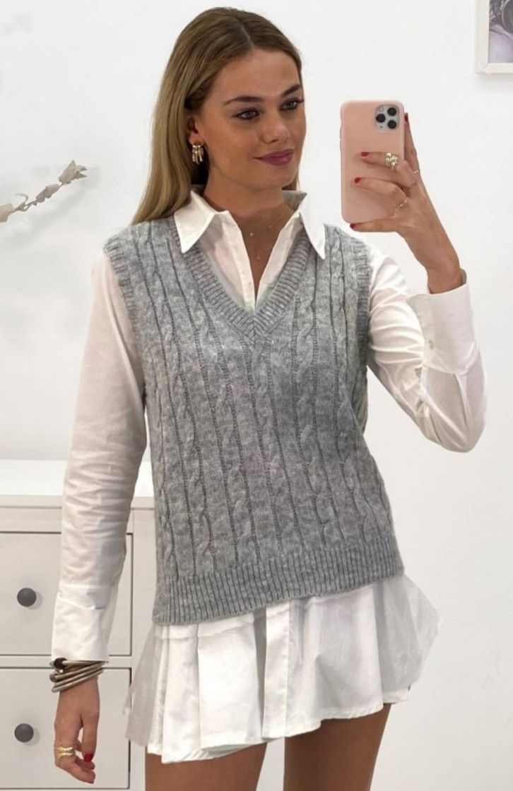 Moda Chaleco Dillier gris