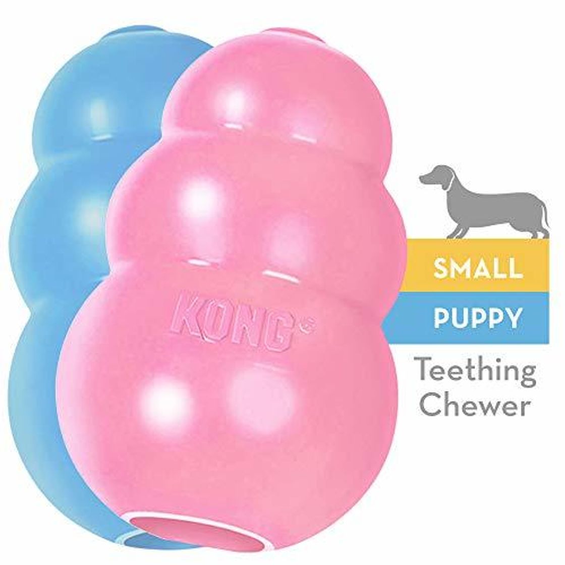 Producto KONG - Puppy - Juguete de caucho natural para dentición - Cachorro